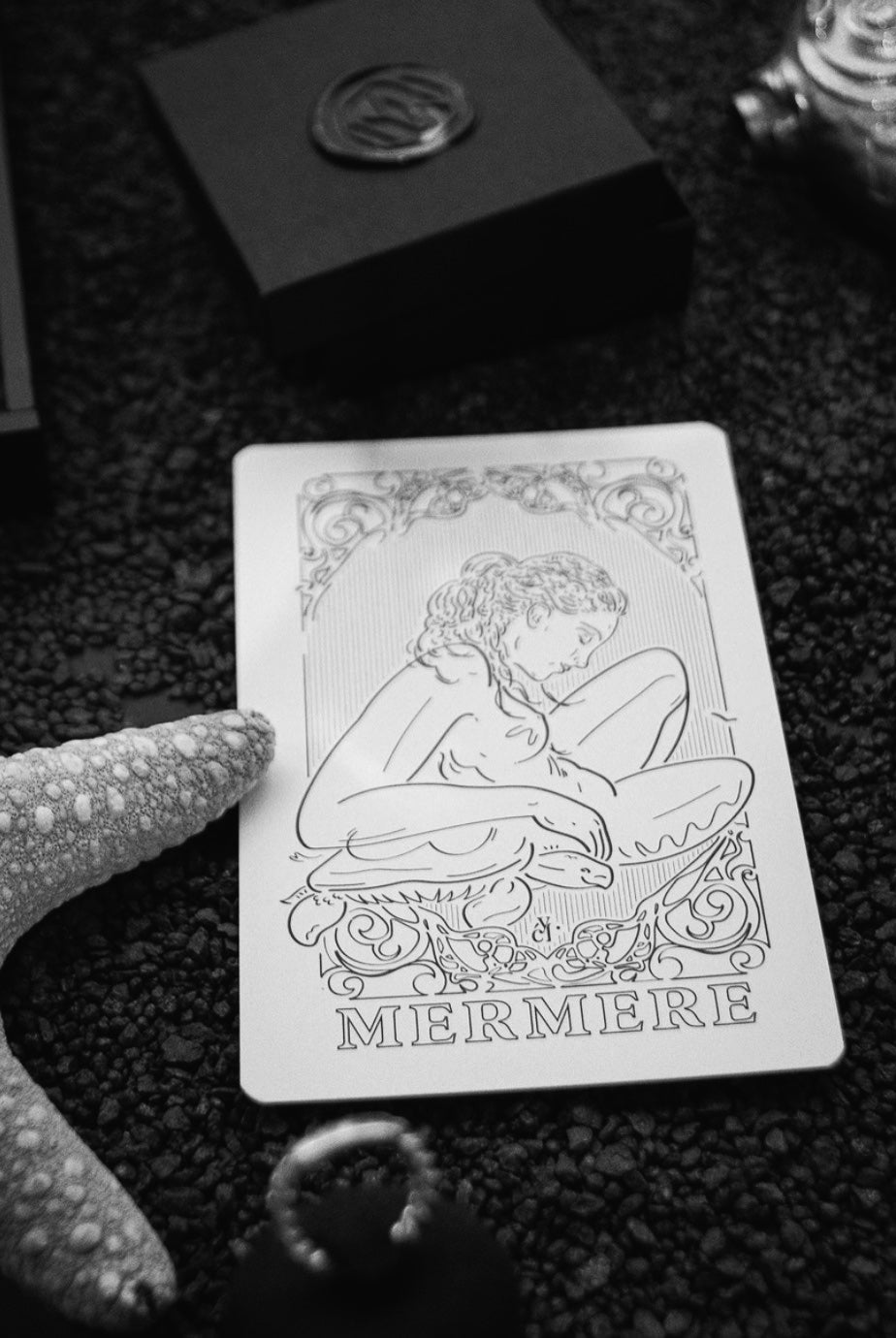 GREETINGS CARD WITH CECYLIA CURTEL