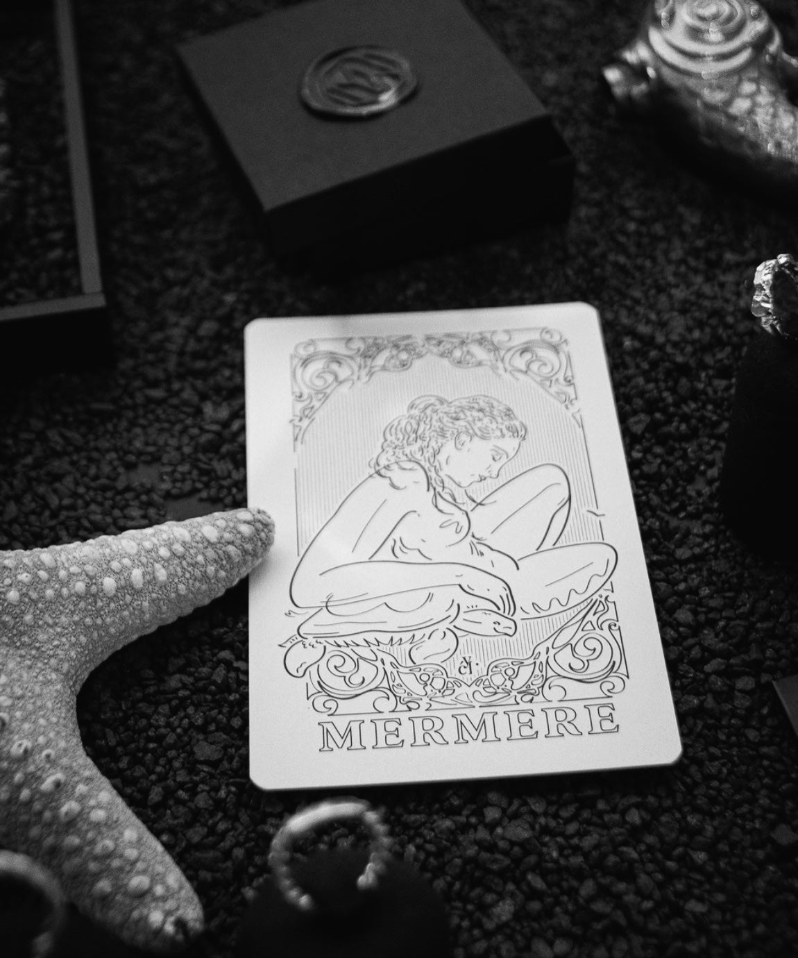 GREETINGS CARD WITH CECYLIA CURTEL