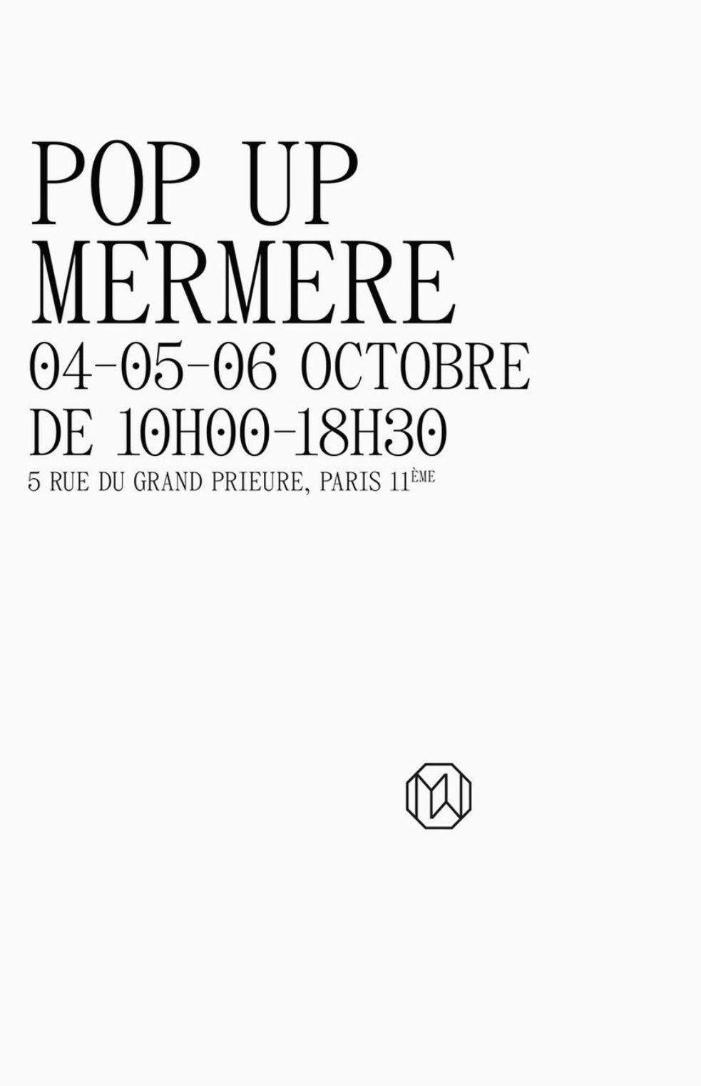 MERMERE IN PARIS: A LOOK BACK AT OUR POP-UP