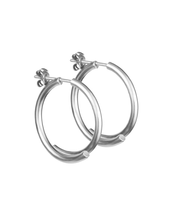 1.06 grande earring silver