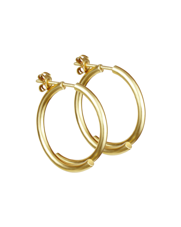1.06 grande earring vermeil