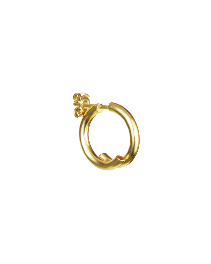1.06 petite earring vermeil