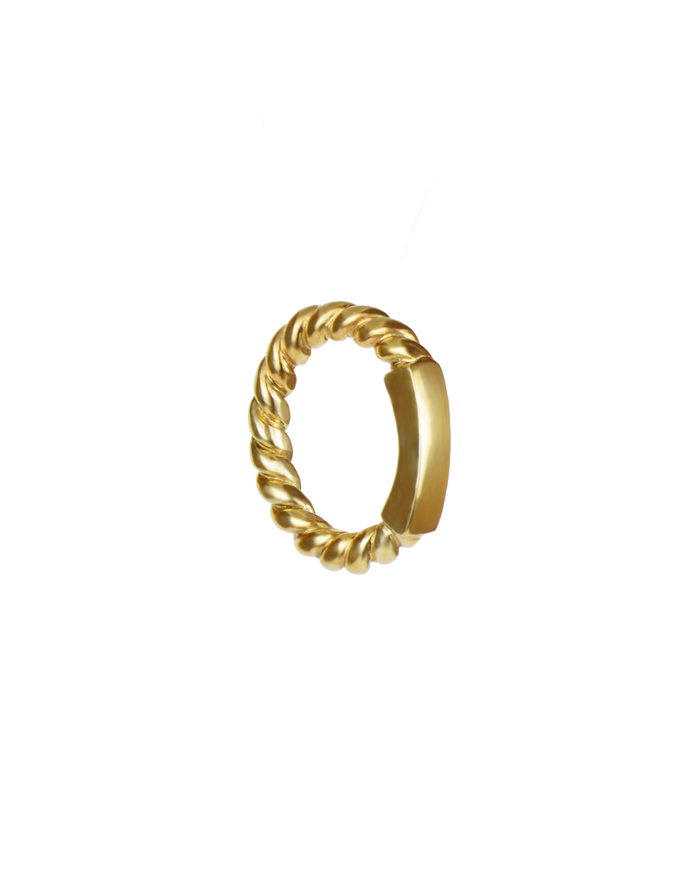 1.02 gourmette grande ring vermeil