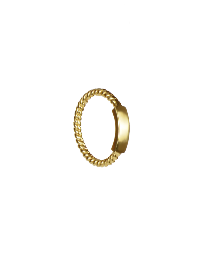 1.02 gourmette petite ring vermeil