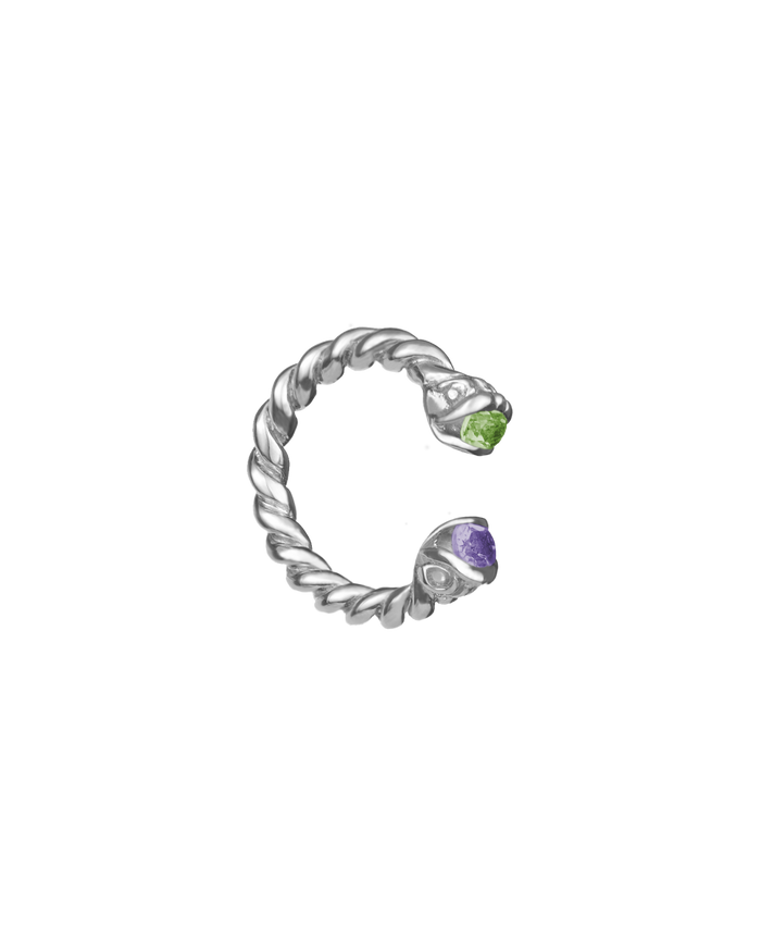 Delphis gems ring silver