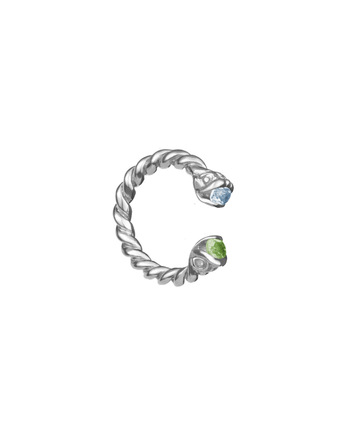 Delphis gems ring silver
