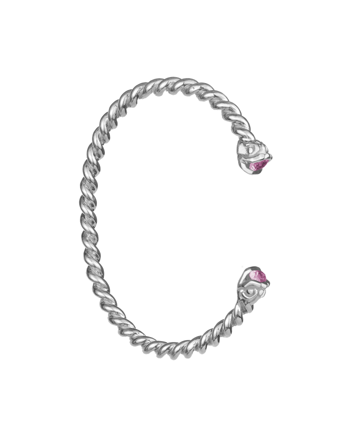 Delphis gems bracelet silver
