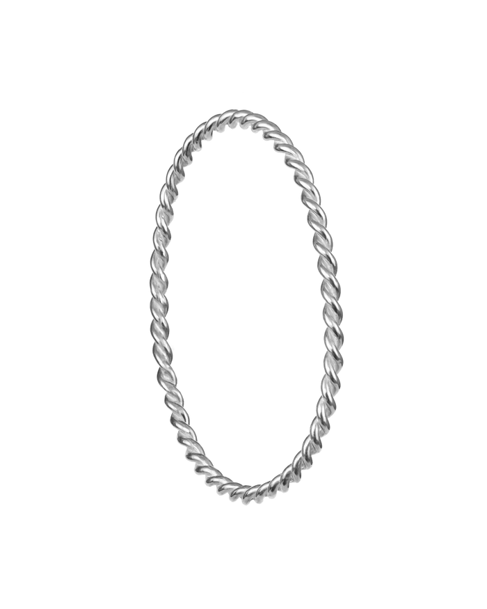 Bracelet Torsade argent