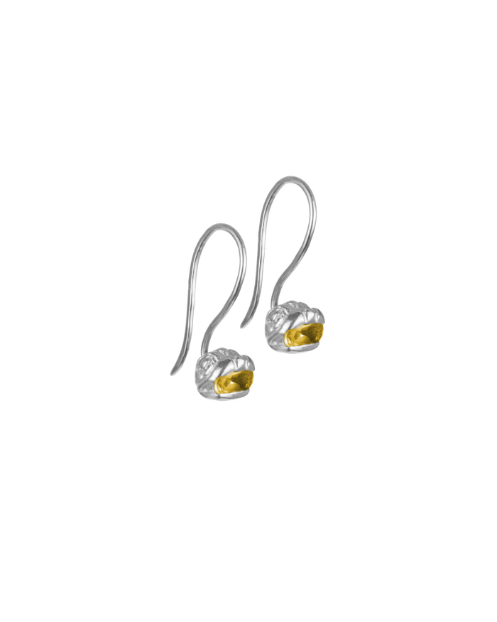 Delphis gems sleeper earring silver