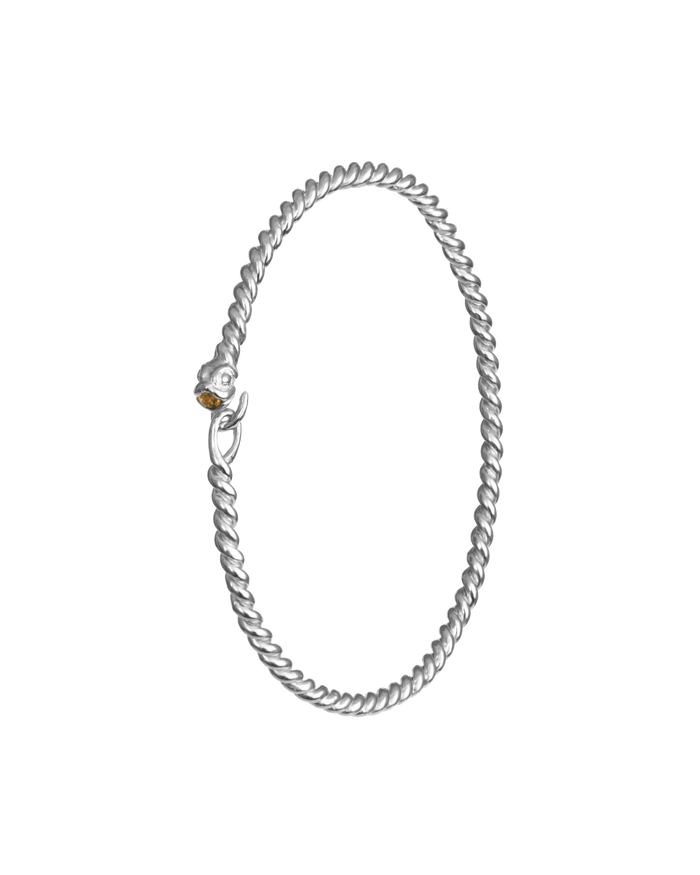 Mini twist bracelet silver