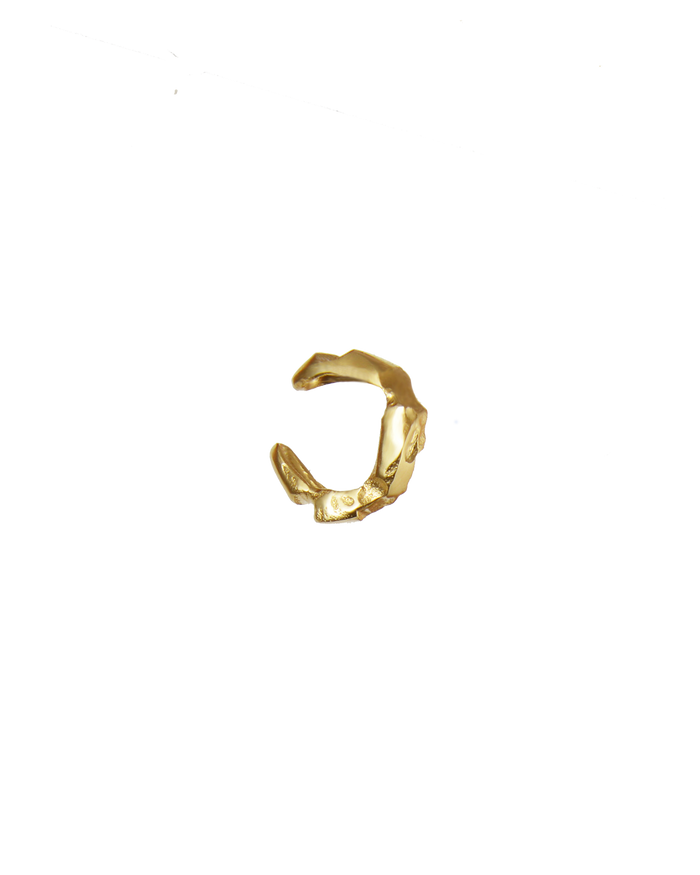 Under the sea earcuff vermeil