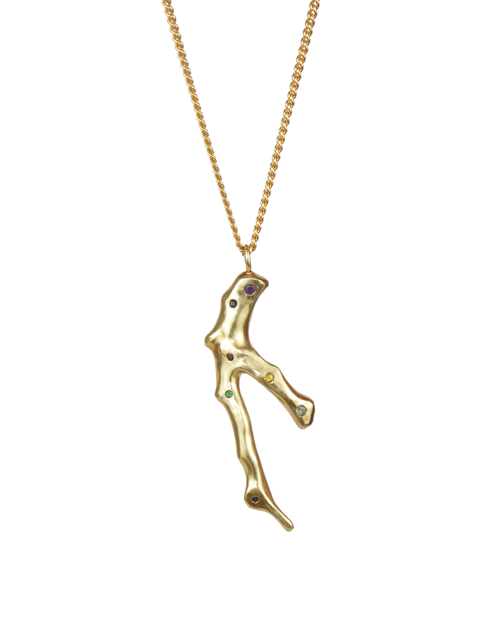 Collier Korá I polychromatique vermeil