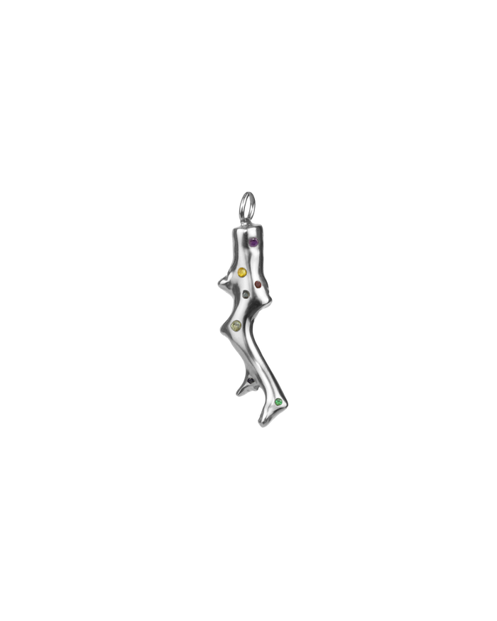 Korá VII polychromatic pendant silver